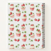 Persoonlijk Aardbei Cupcake Recepten Notitieboek (Achterkant)