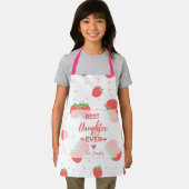 Persoonlijk aardbeien schort voor dochter (Insitu)