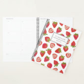 Persoonlijk aardbeienpatroon 2023 planner (Display)
