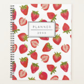 Persoonlijk aardbeienpatroon 2023 planner (Voorkant)
