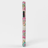 Persoonlijk Abstract Lente Bloemen Patroon Case-Mate iPhone Case (Achterkant/rechts)