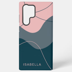 Persoonlijk Abstract Monogram Samsung Galaxy Hoesje