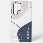 Persoonlijk Abstract Monogram Samsung Galaxy Hoesje (Achterkant)