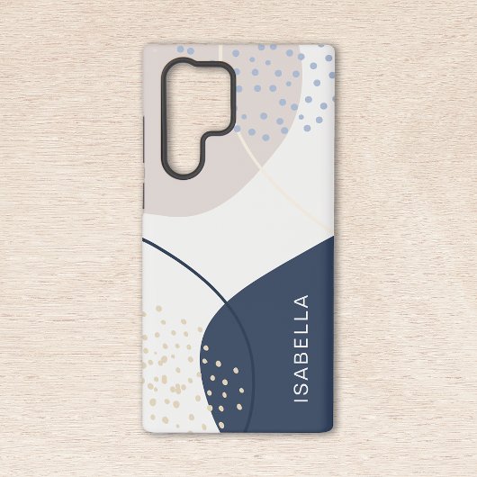 Persoonlijk Abstract Monogram Samsung Galaxy Hoesje