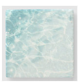 Persoonlijk Abstract Oceaangewater Aangepaste Foto Stenen Onderzetter