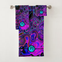 Persoonlijk Abstract Paars en Zwart