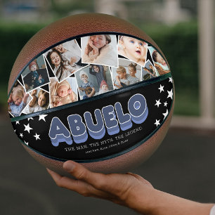 Persoonlijk Abuela-familiefotobalgift Basketbal
