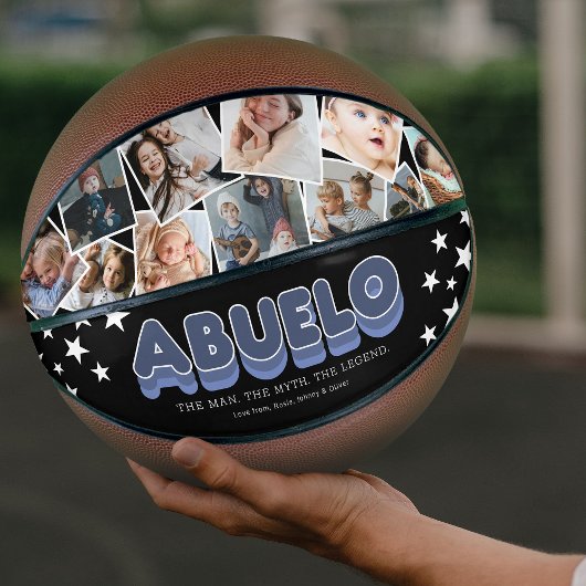 Persoonlijk Abuela-familiefotobalgift Basketbal