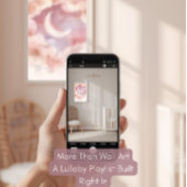 Persoonlijk Acrylaat Babykamer Bord | Pastel Maan