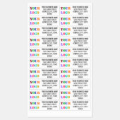 Persoonlijk adres en labels voor bedrijfsnaam (Vel)