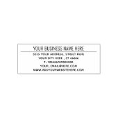 Persoonlijk adres info Stamp Zelfinktende Stempel (Design)