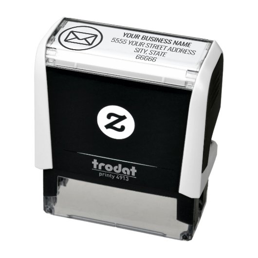 Persoonlijk adres logo bedrijf stempel (Product)