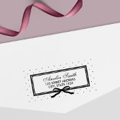 Persoonlijk adres rand en lint pols  zelfinktende stempel