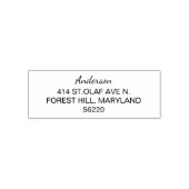Persoonlijk adresstempel zelfinkend adres zelfinktende stempel (Design)