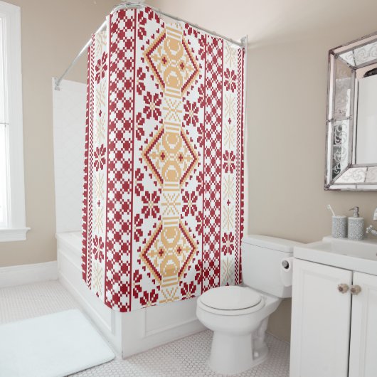 Persoonlijk afbeelding douchegordijn (In situ)