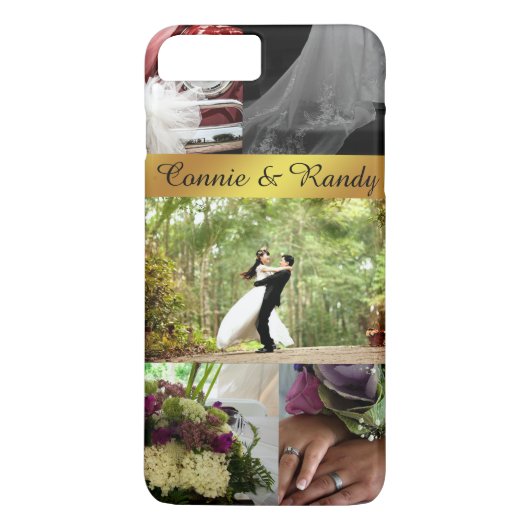 Persoonlijk Afbeelding voor weddenschappen Collage Case-Mate iPhone Case (Achterkant)