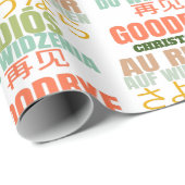 Persoonlijk afscheid nemen cadeaupapier (Rol Hoek)