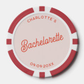 Persoonlijk Afscheid van de Meisjes Poker Chips (Voorkant)
