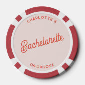 Persoonlijk Afscheid van de Meisjes Poker Chips (Achterkant)