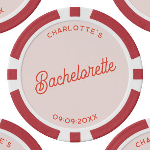 Persoonlijk Afscheid van de Meisjes Poker Chips