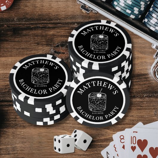 Persoonlijk Afscheid van de Vrijgezel Feest Poker Chips