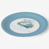 Persoonlijk Afscheidscadeau Bruidsfeest Cruise Boo Papieren Bordje (Gekanteld)