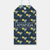 Persoonlijk afscheidscadeau met margarita-thema cadeaulabel (Voorkant)