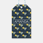 Persoonlijk afscheidscadeau met margarita-thema cadeaulabel (Achterkant)