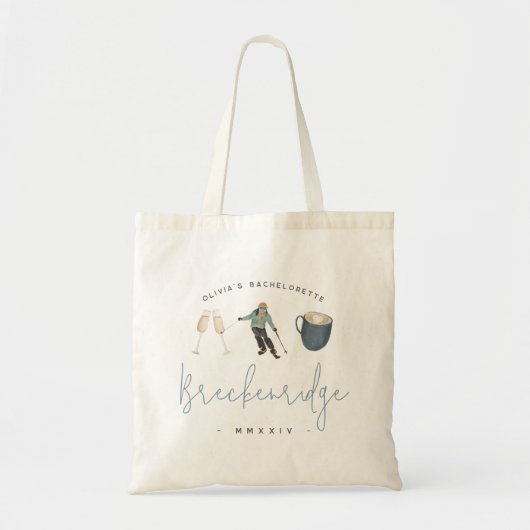 Persoonlijk afscheidscadeau voor bruidsmeisjes in  tote bag (Voorkant)