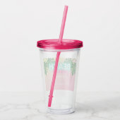 Persoonlijk afscheidscadeau voor de bruid Neoon St Acryl Drinkbeker (Achterkant)