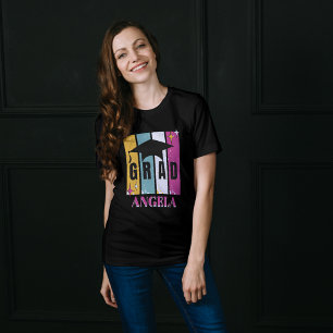 Persoonlijk Afstudeer Retro Meisje T-shirt 2026