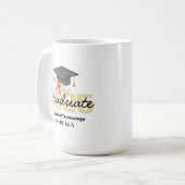 Persoonlijk afstudeercadeau - Klas van 2025 Koffiemok (Voorkant links)
