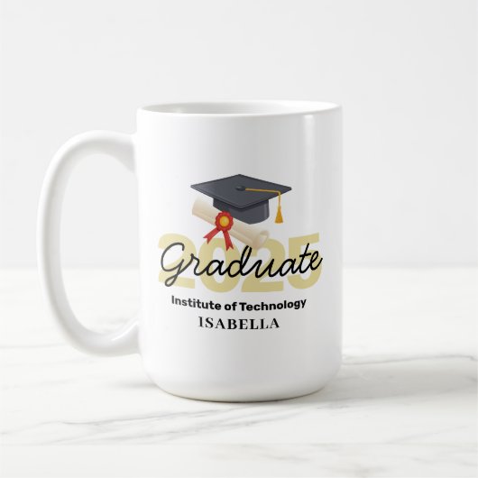 Persoonlijk afstudeercadeau - Klas van 2025 Koffiemok (Links)