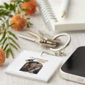 Persoonlijk afstudeercadeau sleutelhanger (Voorkant Rechts)