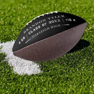 Persoonlijk afstudeercadeau voor atleten american football