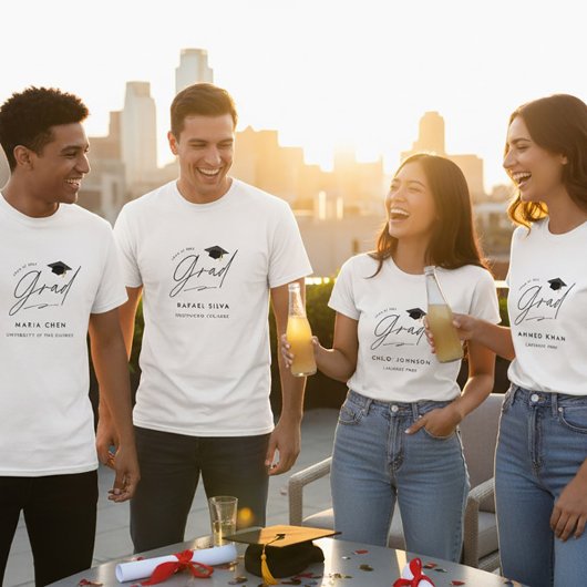 Persoonlijk Afstudeerfeest Met Eigen Naam T-shirt