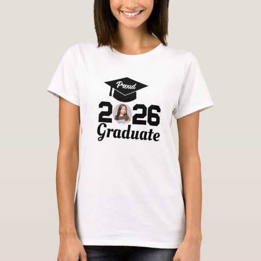 Persoonlijk afstudeerfoto T-shirt (Voorkant)