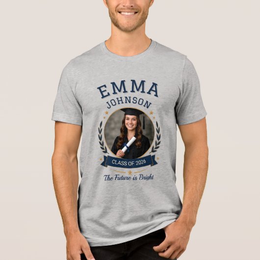 Persoonlijk afstudeerfoto T-shirt | (Voorkant)