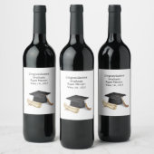 Persoonlijk afstudeerwijnlabel wijn etiket (Flessen)