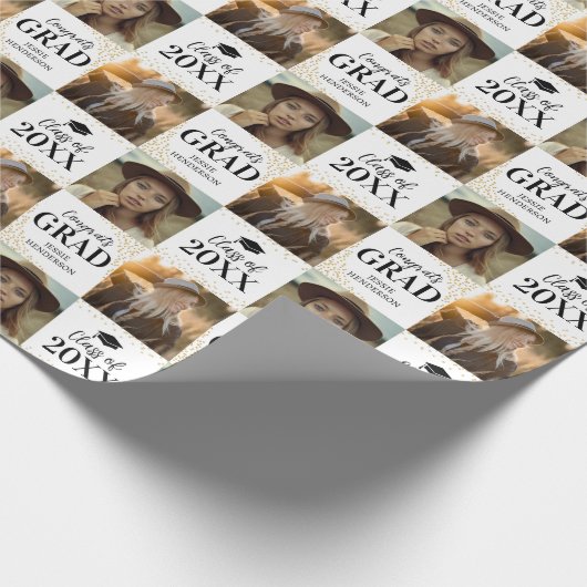 Persoonlijk Afstuderen 2 Foto Cadeaupapier (Hoek)