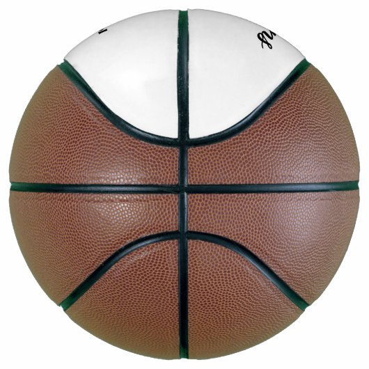 Persoonlijk Afstuderen Basketball, Aangepaste naam Basketbal (Rechts)