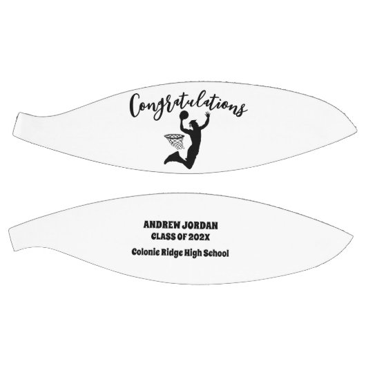 Persoonlijk Afstuderen Basketball, Aangepaste naam Basketbal (Panelen)