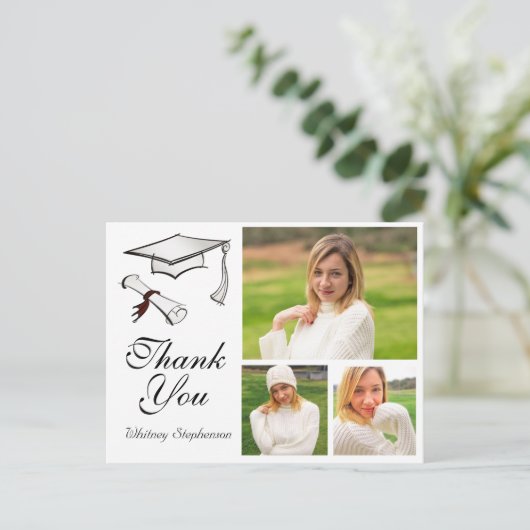 Persoonlijk Afstuderen - Hartelijk dank - Kaart 3  (Staand voorkant)