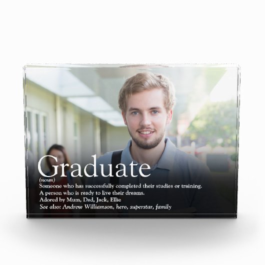 Persoonlijk Afstuderen het Citaat van de Definitie Fotoblokken (Voorkant)