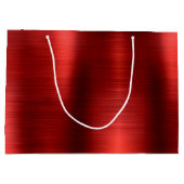 Persoonlijk Afstuderen rood en goud Groot Cadeauzakje (Achterkant)