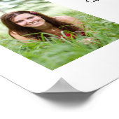 Persoonlijk Afstuderen voor fotomeisje Poster (Hoek)