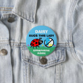 Persoonlijk alarm in melkvorm ronde button 7,6 cm (In situ)