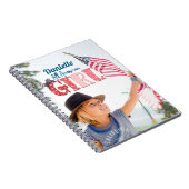 Persoonlijk All American Girl schrift Notitieboek (Rechterzijde)