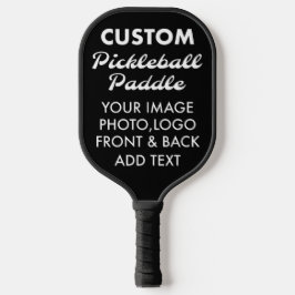 Persoonlijk ALL BLACK op maat gemaakte Pickleball- Pickleball Paddle