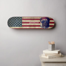 Persoonlijk Amerikaans Ik hou van Pugs Skateboard